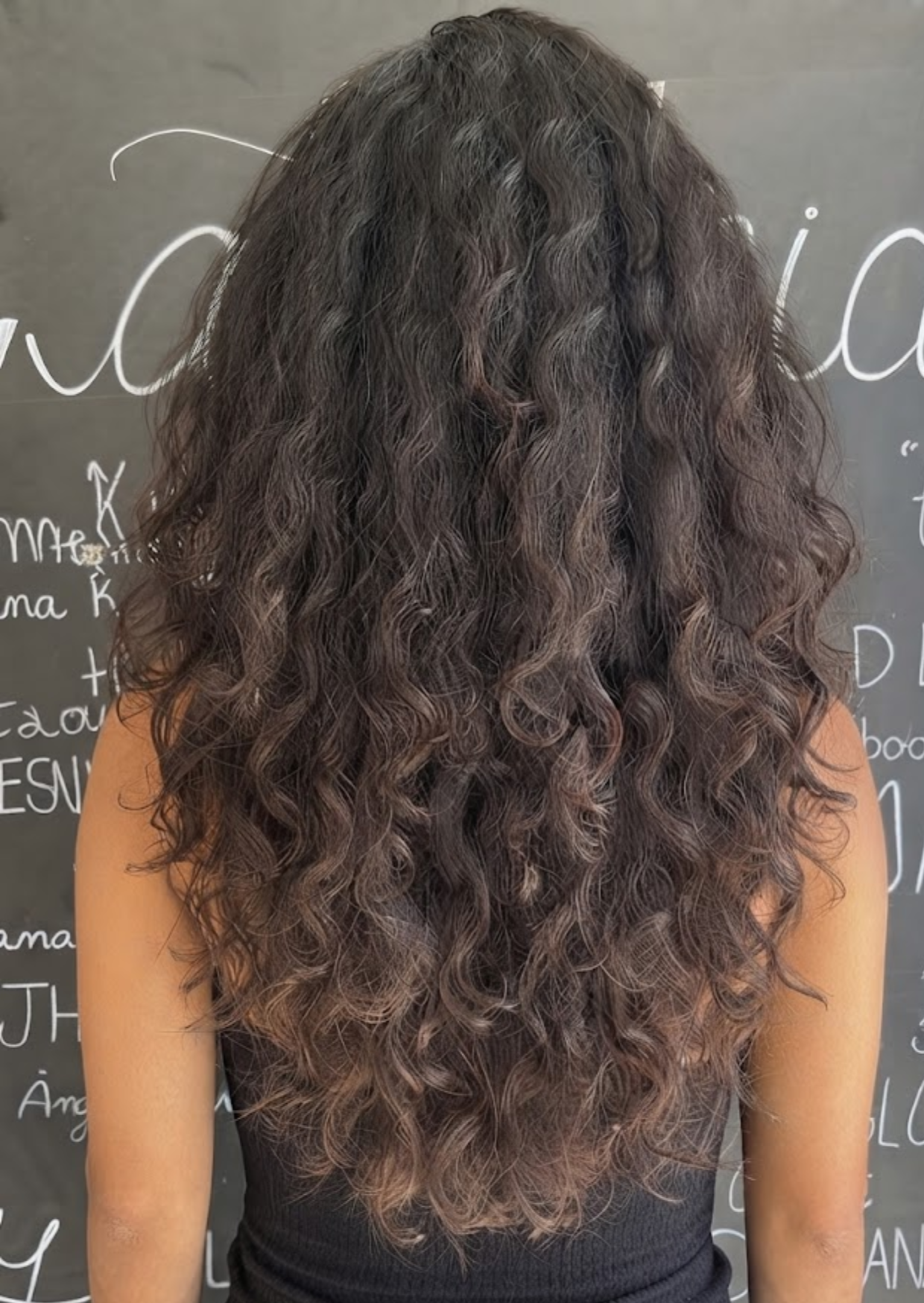 Curly Texture Before