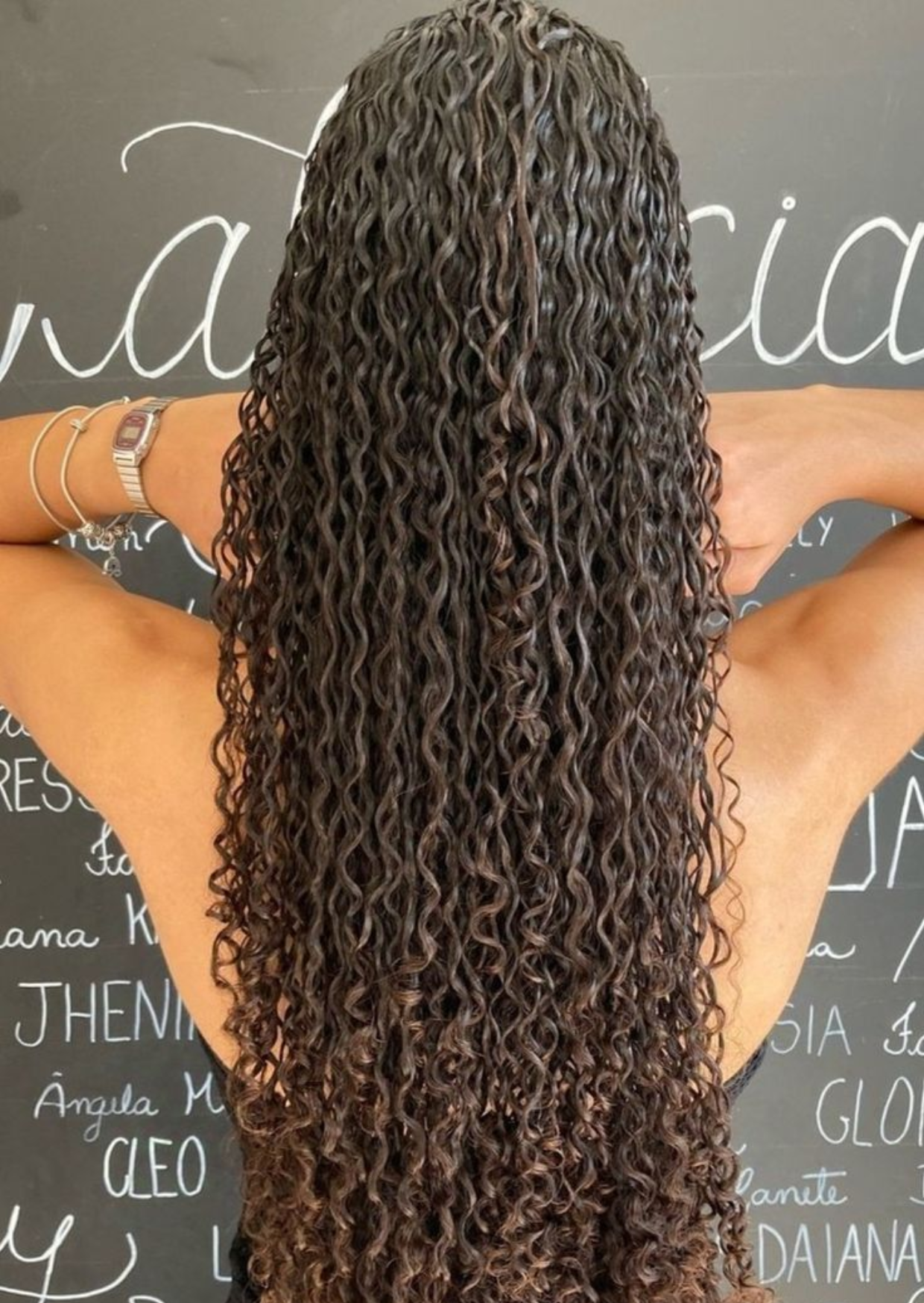 Curly Texture After
